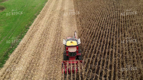 Aerial of Corn Harvest 268137