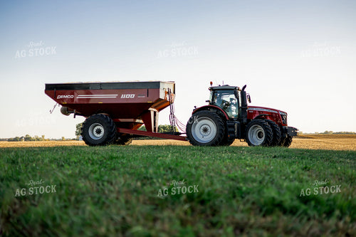 Tractor and Grain Cart 93338