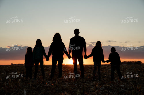Farm Family in Field 76545
