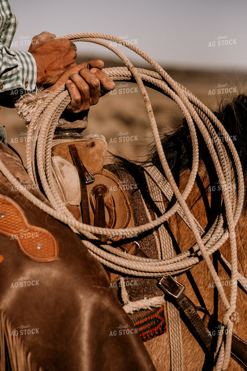 Rope in Rancher's Hands 54013