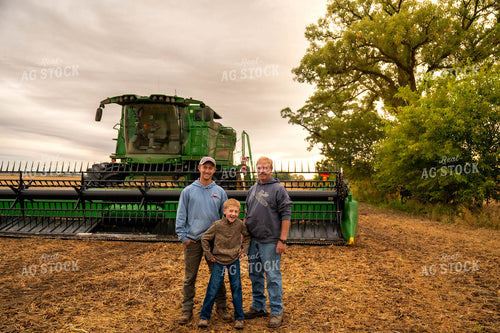 Farm Family by Combine 115396