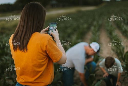 Female Farmer Takes Picture 7833