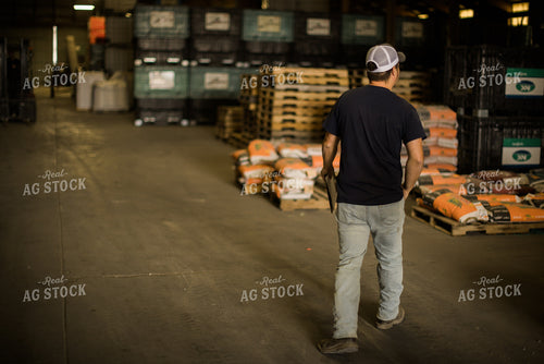 Salesman in Seed Storage Shed 7972