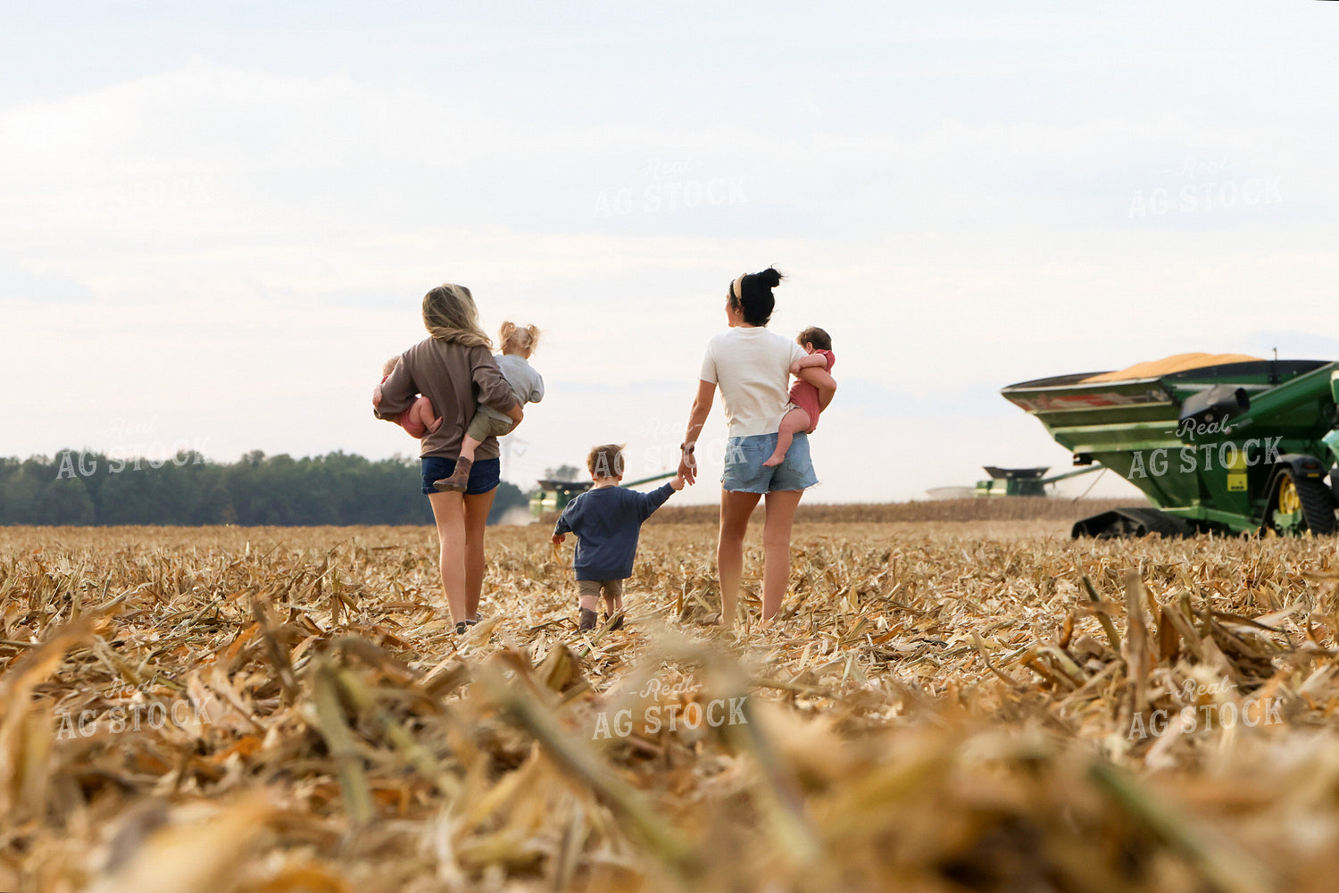 Farm Family in Field 109151