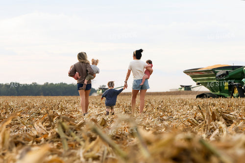 Farm Family in Field 109151