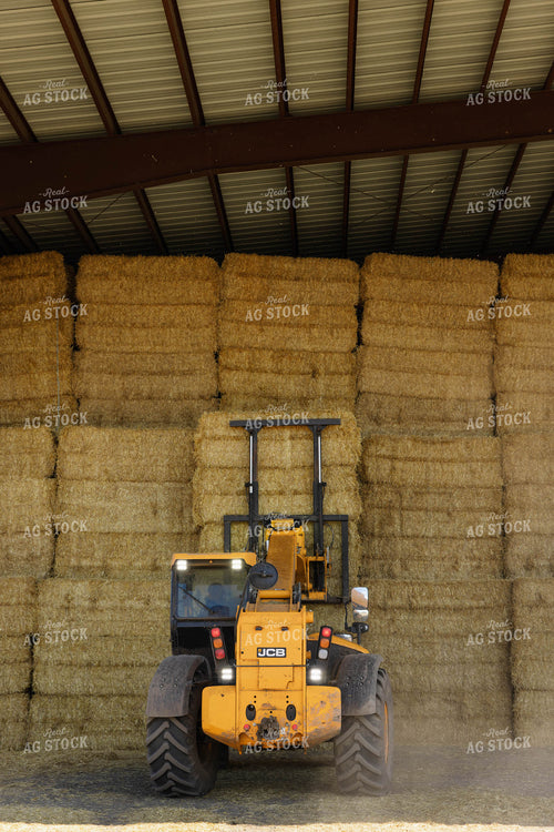Stacking Wheat Straw Bales 152602