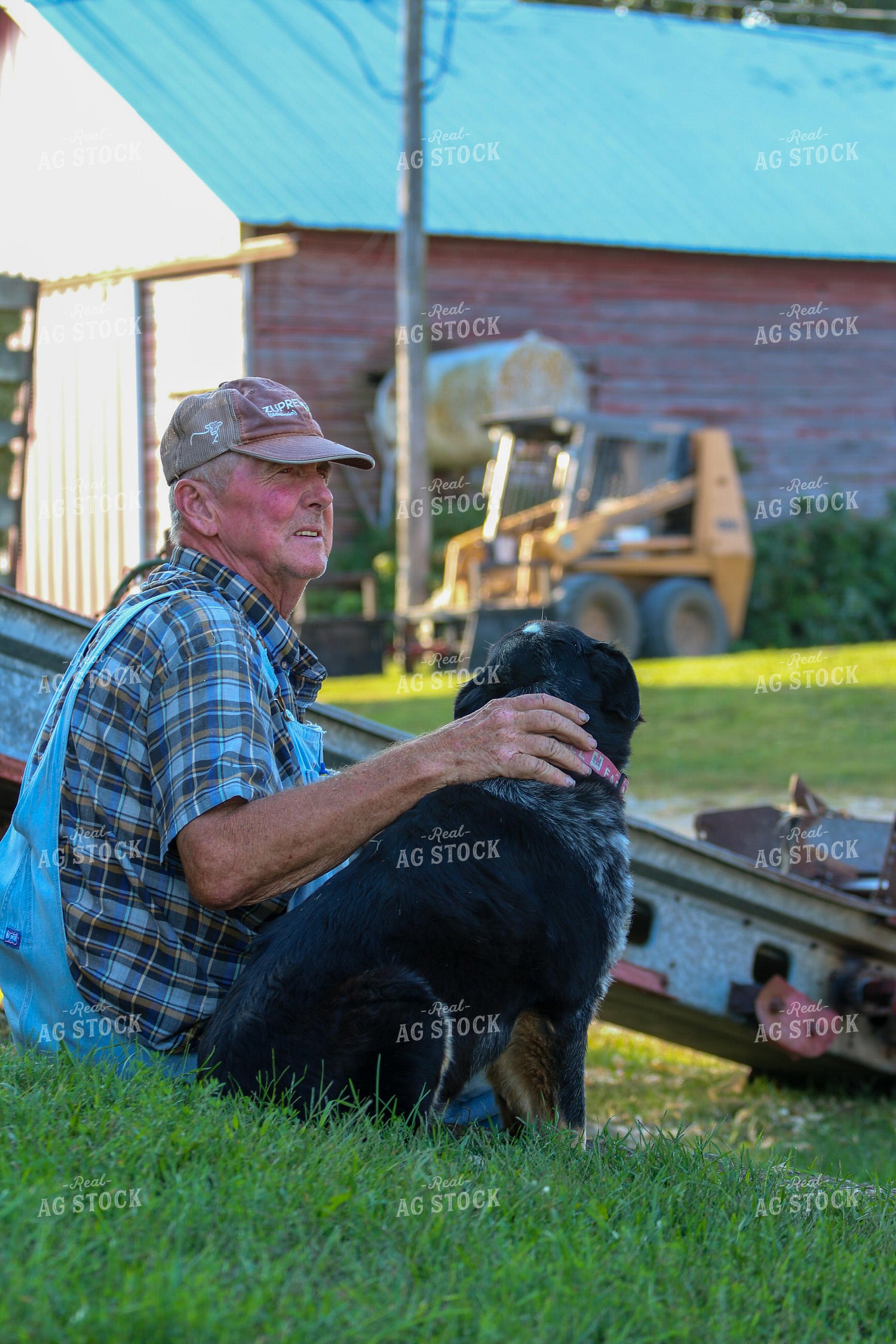 Farmer with Dog 160347