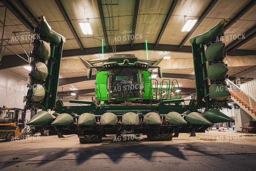 Putting Combine in Shed 273015
