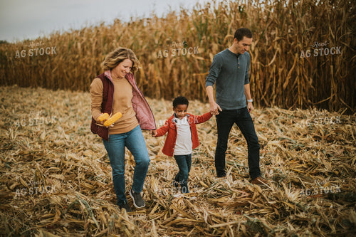 Farm Family in Field 6629