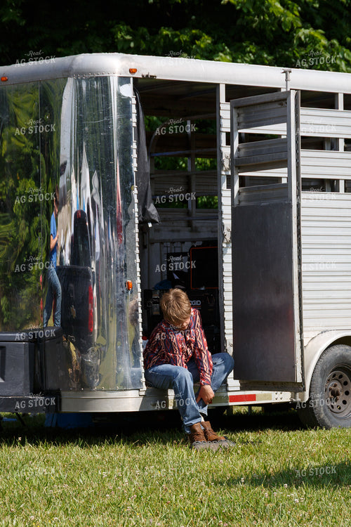 Farm Kid And Livestock Trailer 295103