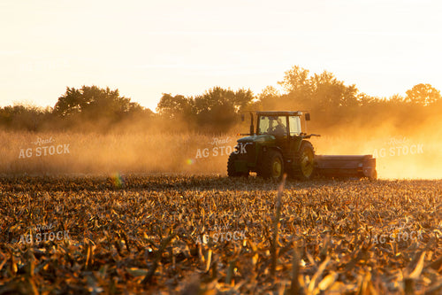 Cornstalk Residue Windrowing 157025