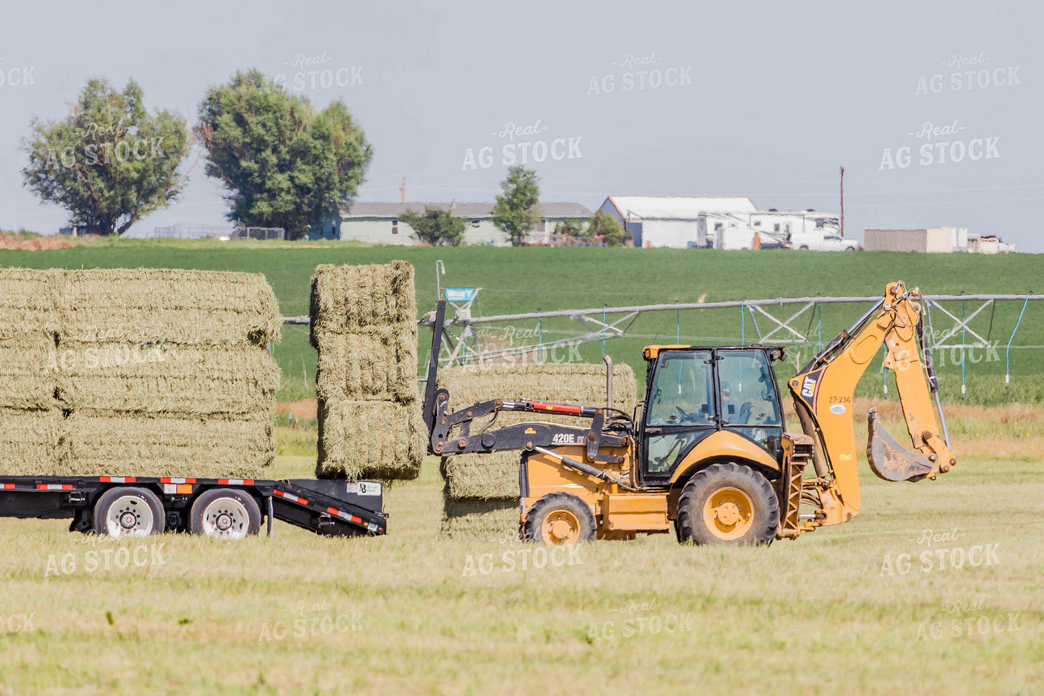 Loading Bales onto Semi 97049