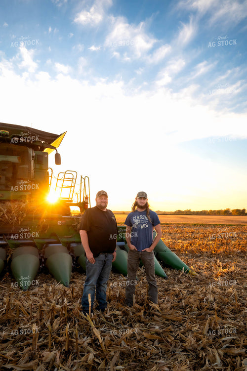 Farm Family by Combine 115581