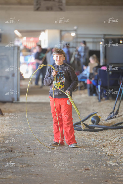 Farm Kid with Halter 52342