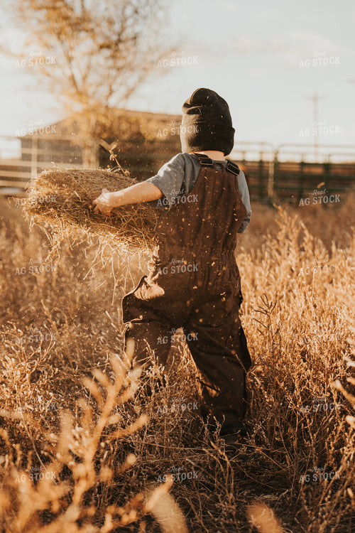 Ranch Kid Doing Chores 61241