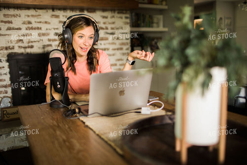 Woman Working at Computer 5937