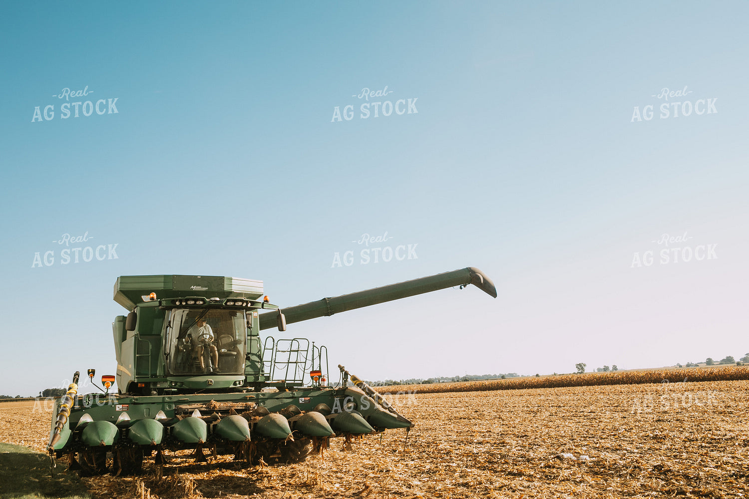 Farmer in Combine 4669