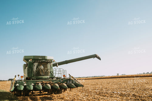 Farmer in Combine 4669