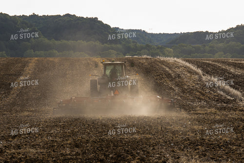 Vertical Tillage in Spring with Tractor 52088
