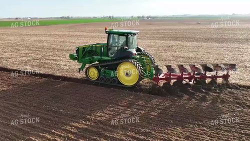 Moldboard Plowing Fields Drone 56309