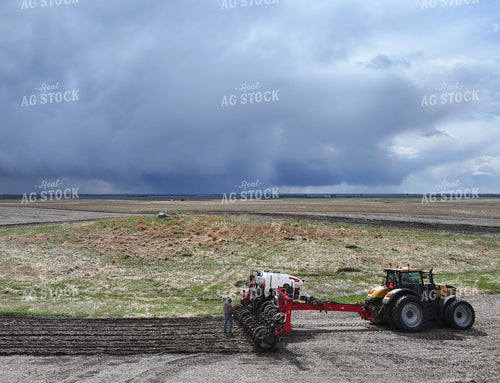 Farmer Checking Planter 141520