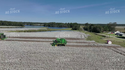 Aerial of Cotton Harvest 149113