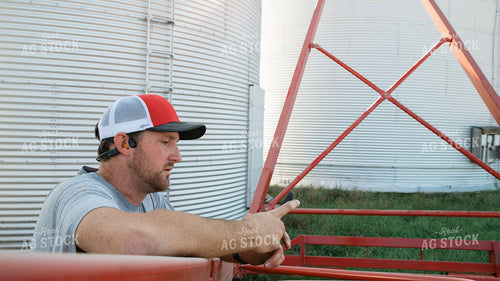 Farmer Using Phone 26084