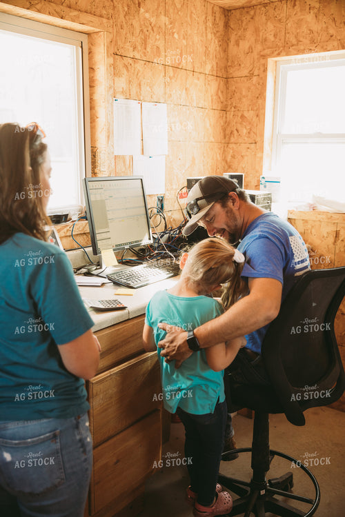 Farm Family in Office 7023