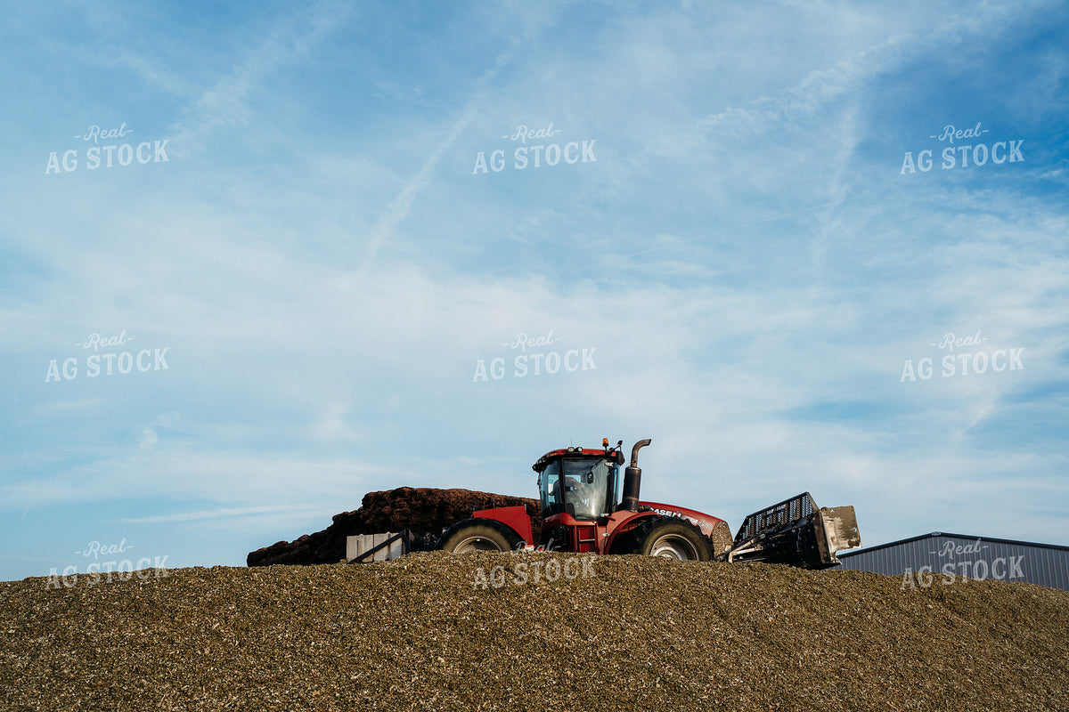 Packing Silage Pile 196362
