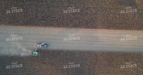 Overhead of Corn Harvest 250009