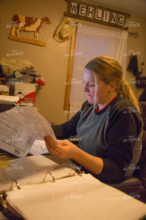 Female Farmer Bookwork 161016