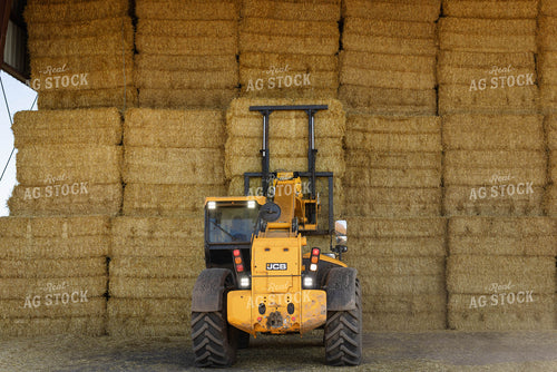 Stacking Wheat Straw Bales 152603