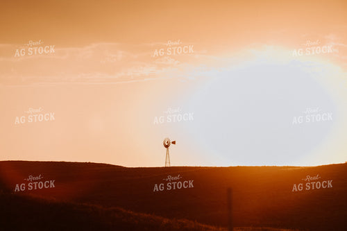 Windmill & Sunset 77067