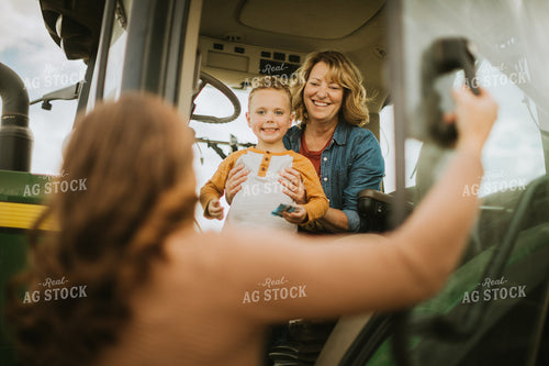 Farm Kid in Tractor 6605