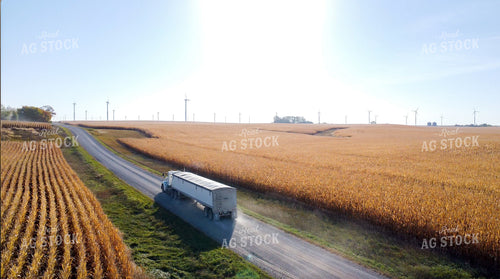 Semi Driving on Road 273021