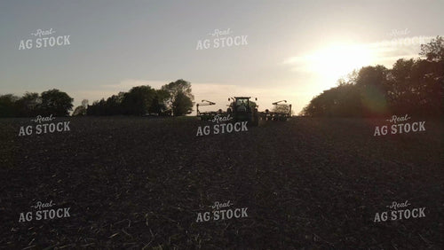 Planting at Sunset Drone 6048