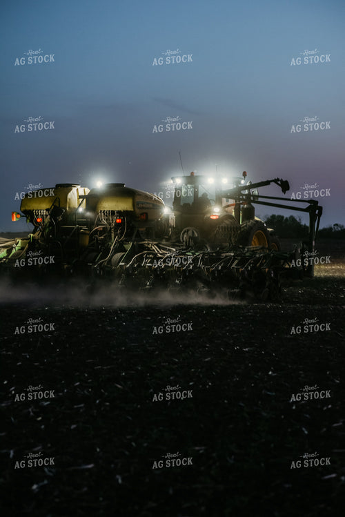 Planter in Field at Night 64254