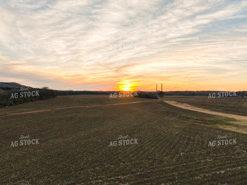 Aerial View Over Scenic Landscape 128067