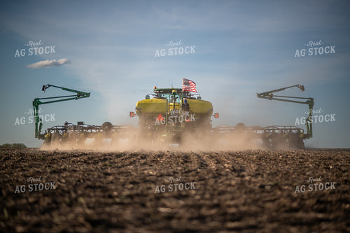 Tractor and Planter in Field 76379