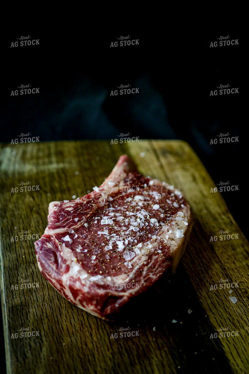 Raw Salted Cowboy Steak 134015