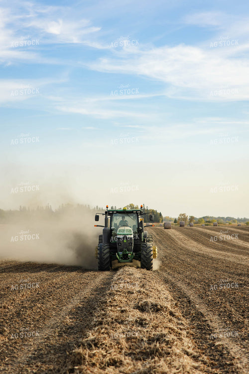 Baling Soybean Chaff 152614