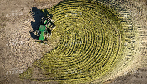 Compacting Silage 56512