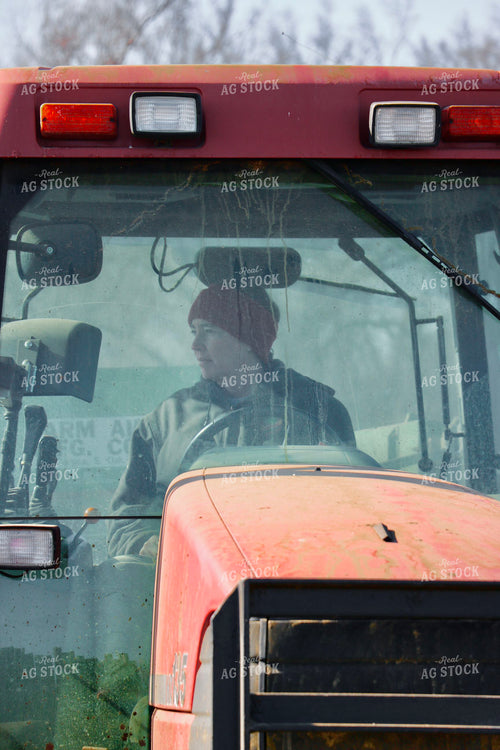 Female Farmer in Tractor 299199