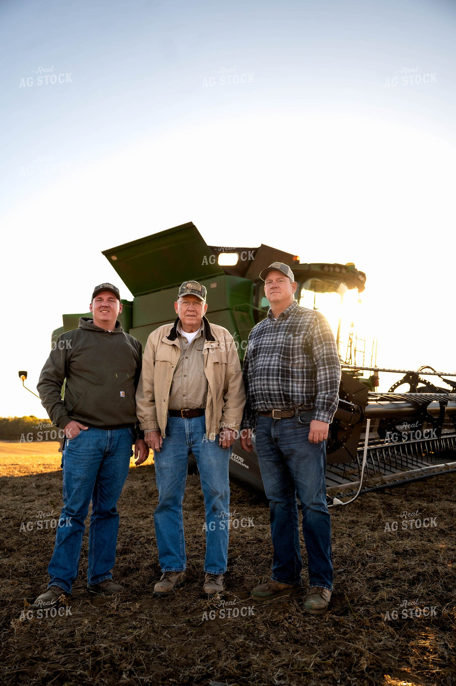 Farm Family by Combine 115434