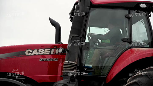 Farmer Driving Tractor - 174