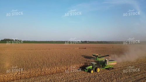 Aerial of Corn Harvest 149054