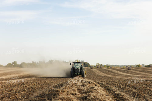 Baling Soybean Chaff 152613