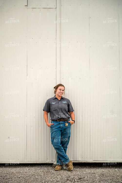Female Farmer by Shed 115733