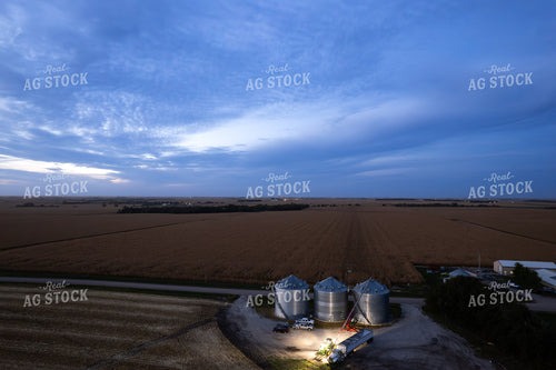 Unloading Harvested Grain 65974