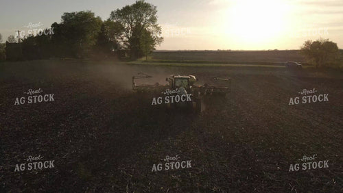 Planting at Sunset Drone 6050
